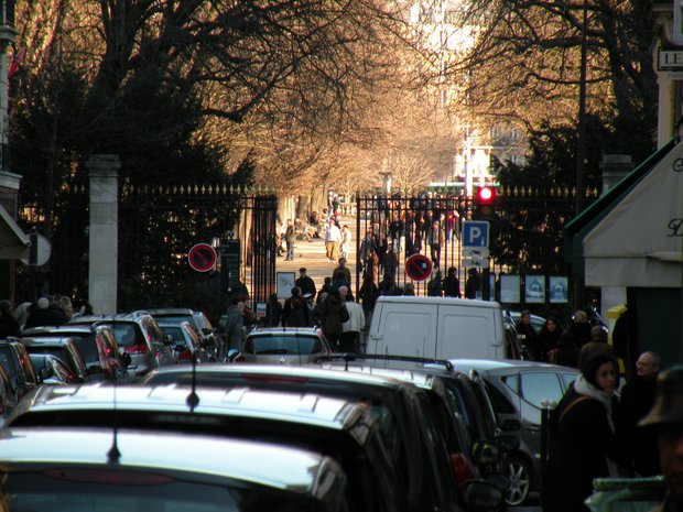  entrée du jardin du Luxembourg, vue depuis la rue de Fleurus